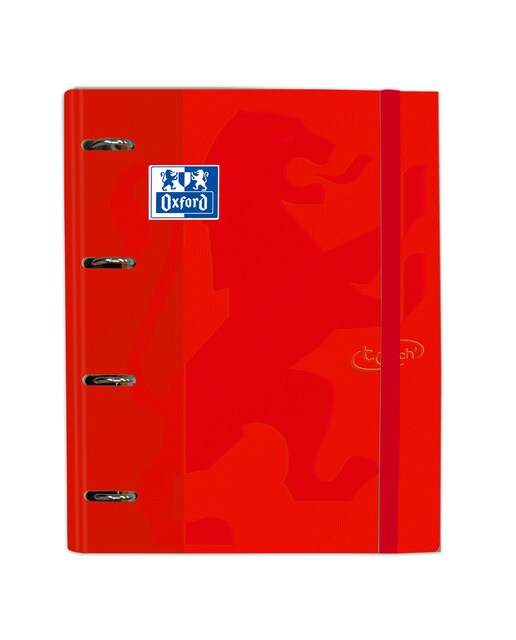 Carpeta con Recambio Touch Vivos 100 Hojas Oxford Carmin Carmin-1