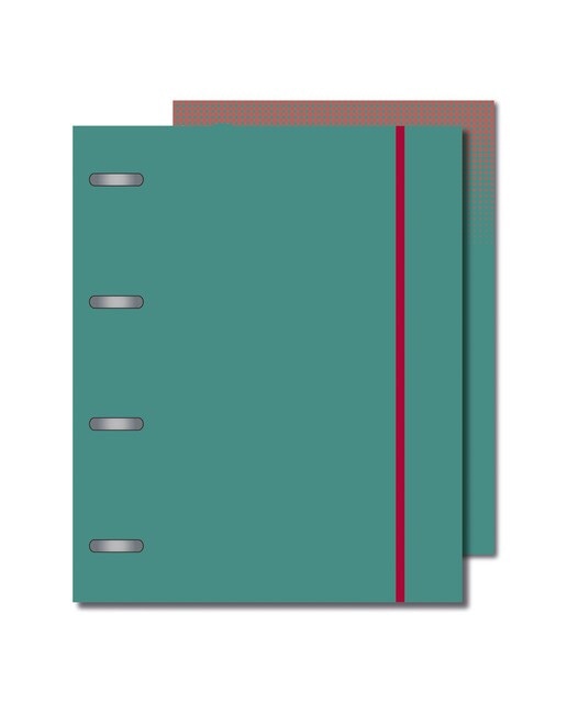 Imagen 0 de Carpeta con Recambio A4 80 Hojas Frost Verde