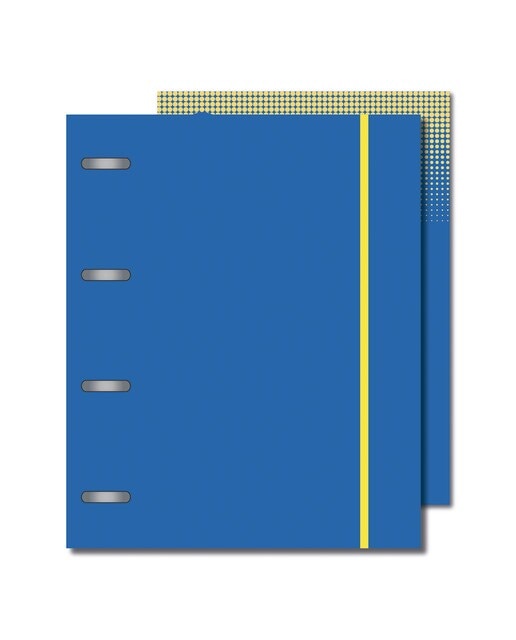 Imagem 0 de Pasta com Recarga A4 80 Folhas Azul