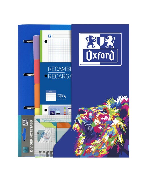 Imagem 0 de Pack Especial Arquivador Europeanbinder A4+ com Recarga Adicional, Separadores e Régua com Marcadores Vivos - Artigo Sortido. Envio realizado de forma aleatória