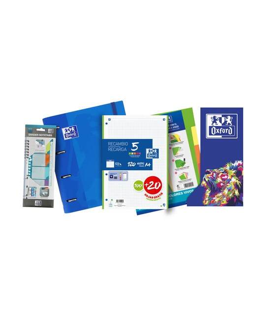 Pack Especial Arquivador Europeanbinder A4+ com Recarga Adicional, Separadores e Régua com Marcadores Vivos - Artigo Sortido. Envio realizado de forma aleatória Sortido-2
