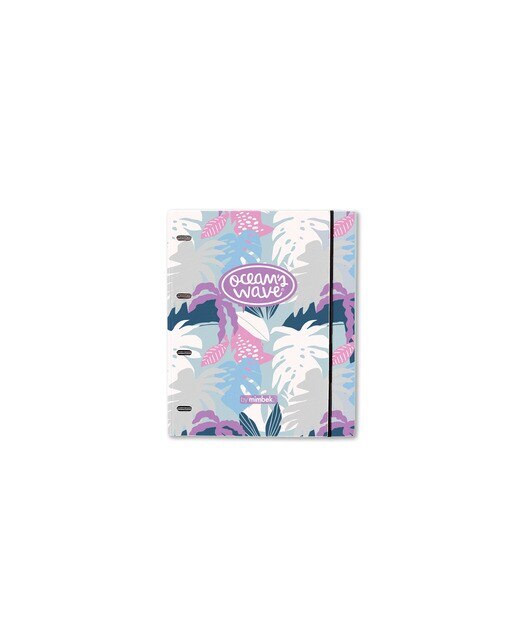 Pasta A4 de 4 argolas 4 35 mm + recarga 90gr 4x4 Ocean's Wave Honolulu Verde-1