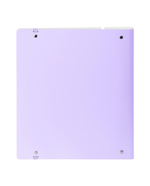 Carpeblock espuma de polipropileno 4 argolas 35mm com recarga Safta roxo claro Roxo-2