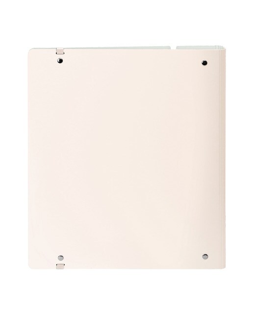 Carpeblock espuma de polipropileno 4 argolas 35mm com recarga Safta rosa claro Rosa-claro-2