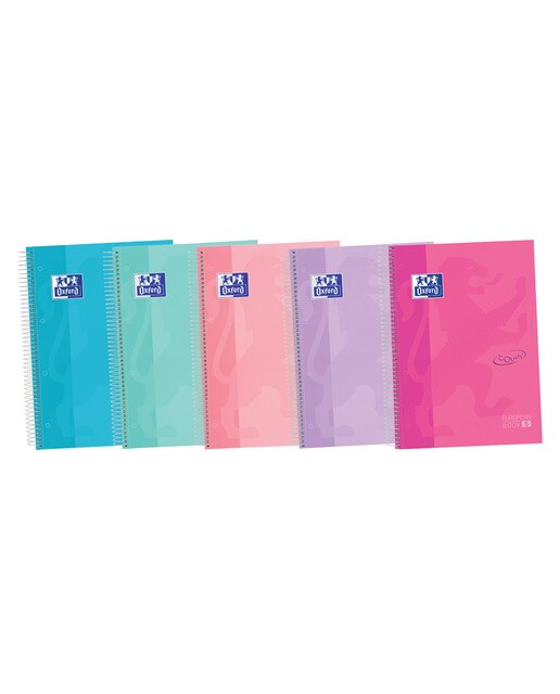 Imagem 0 de Caderno Microperfurado Europeanbook5 A4+ Touch Capa Extradura 120 Folhas Quadrícula 5x5 - Cores Pastel