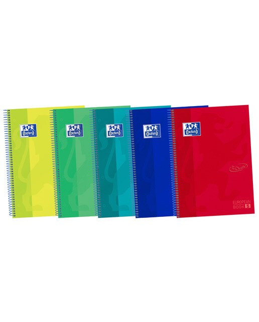 Imagem 0 de Caderno Microperfurado Europeanbook5 A4+ Touch Capa Extradura 120 Folhas Quadrícula 5x5 - Cores Vivas