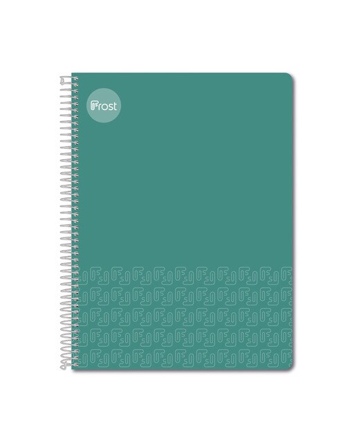 Imagen 0 de Cuaderno Espiral A4 Tapa Plastico 120H Frost Verde