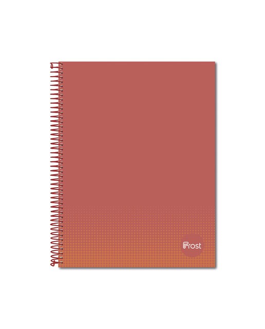 Caderno Espiral A4 Capa Forrada 80 F Vermelho Vermelho-1