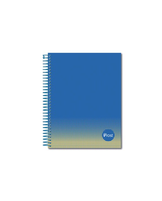 Cuaderno Espiral A5 Tapa Forrada 80H Frost Azul/Amarillo 1
