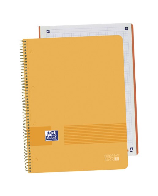Imagen 0 de Cuaderno Microperforado Oxford  1 Live&Go Tapa Plástico A4+ 80 Hojas 5X5 Melocotón