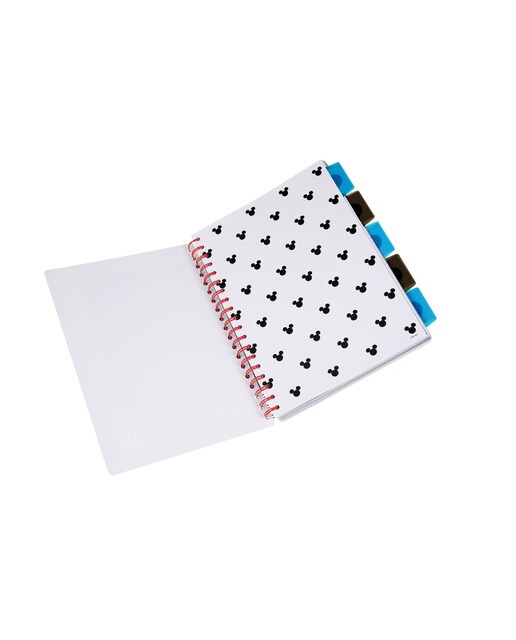 Caderno Project Book com separadores 80g 100 furos Mickey Mouse Coolpack Sortido-9