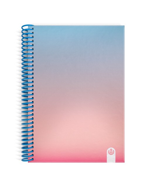 Caderno Forrado de 80 Folhas A5 Quadriculado Gradient 2