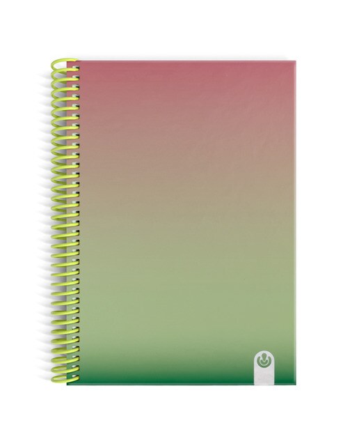 Caderno Forrado de 80 Folhas A5 Quadriculado Gradient 3