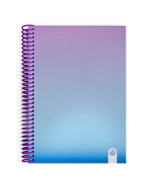 Caderno Forrado de 80 Folhas A5 Quadriculado Gradient 5