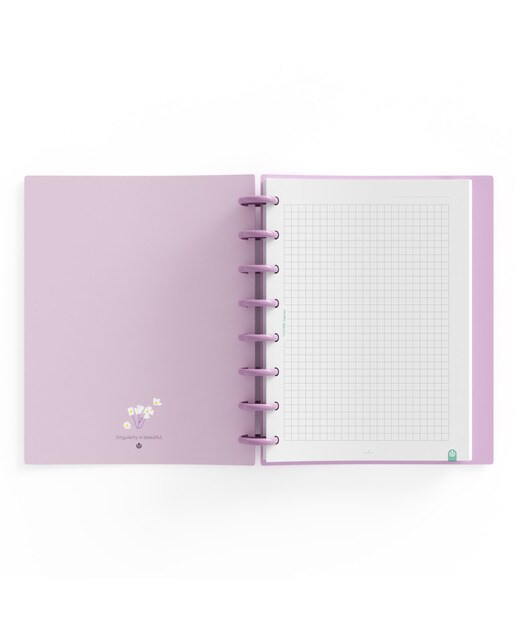Caderno de 100 Folhas A5 Quadriculado Ingeniox Desenho 8