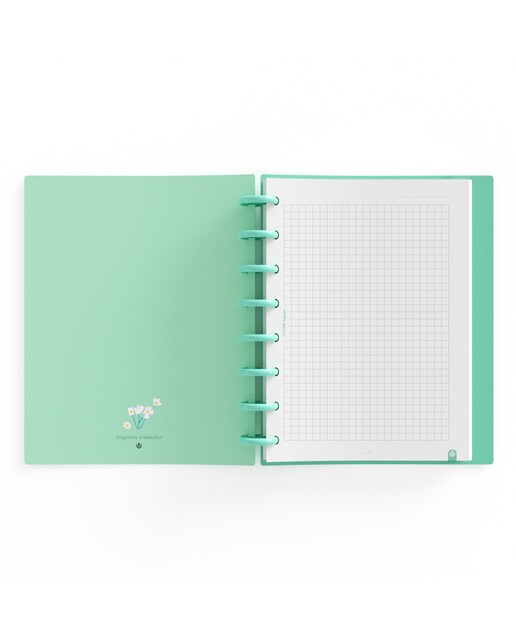 Caderno de 100 Folhas A5 Quadriculado Ingeniox Desenho 12
