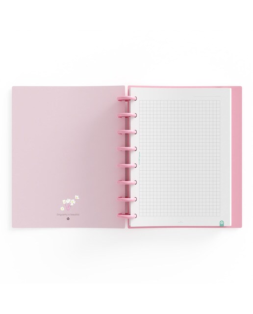 Caderno de 100 Folhas A5 Quadriculado Ingeniox Desenho 16