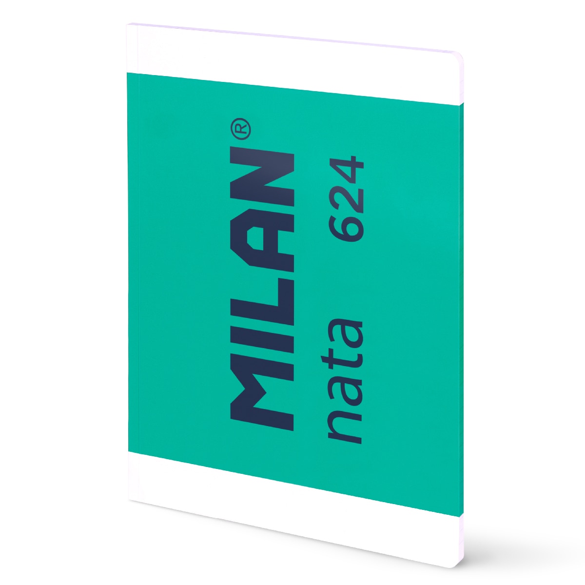 Imagen 0 de Libreta A4 encolada, papel cuadriculado, 48 hojas de 95 gr/m², colección MILAN nata 624 since 1918, verde