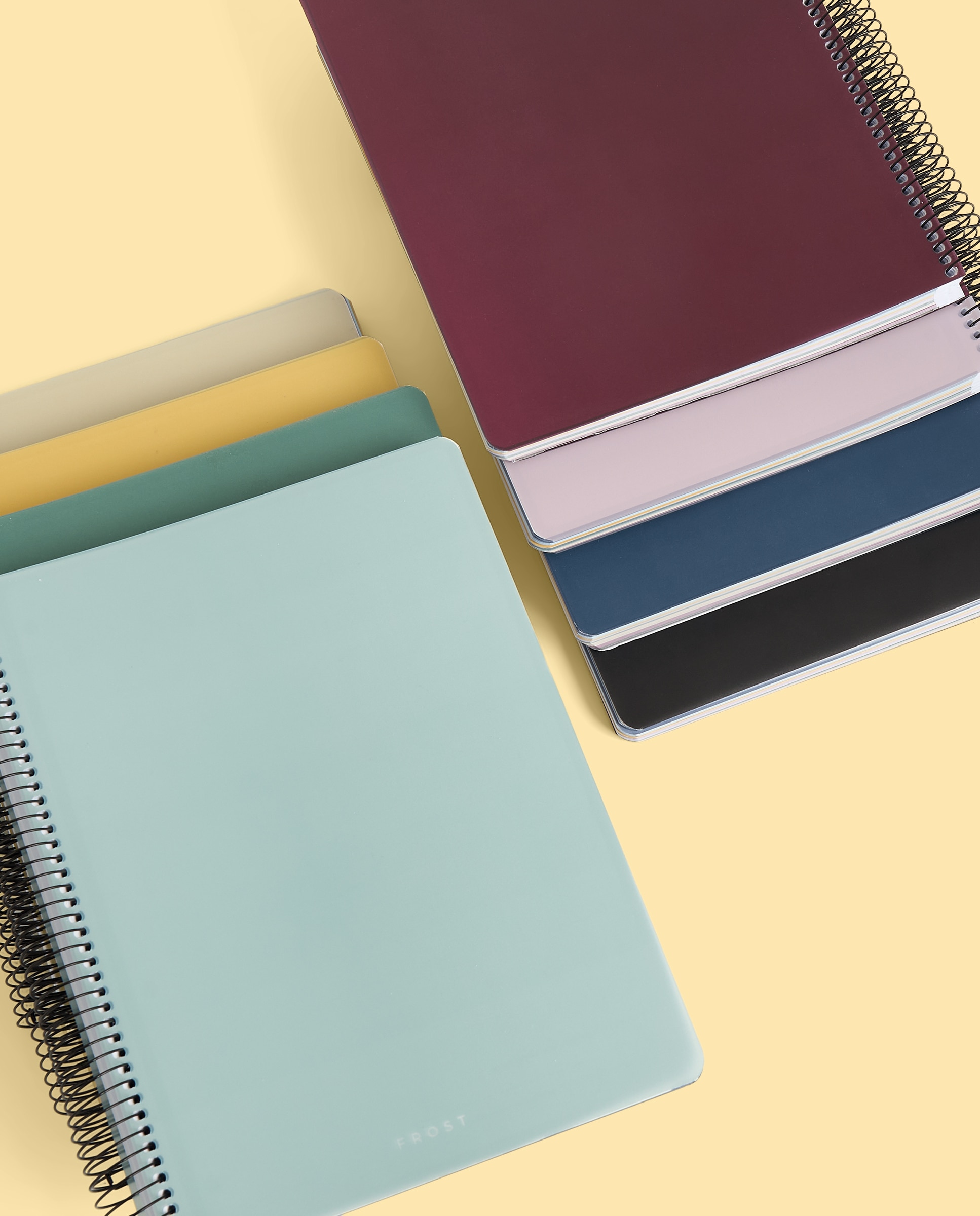 Caderno A4 PP 160H/90G 5X5 8B.COL 3