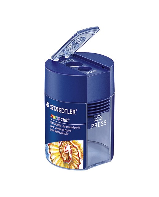 Blister com afia-lápis com depósito duplo Noris Club Staedtler 1