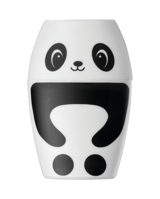 Sacapuntas Con Depósito SHAKER FANCY De 1 Orificio Con Diseño De Oso Panda Maped Blanco-3