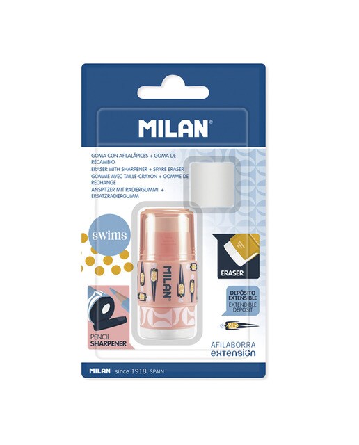 Blister de Afia e Borracha + 1 Borracha Suplente EXTENSION Swims Multicolor-1