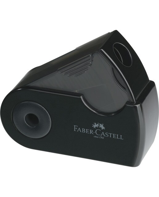 Afilalápices doble con funda protectora Faber-Castell surtidos Surtido-1