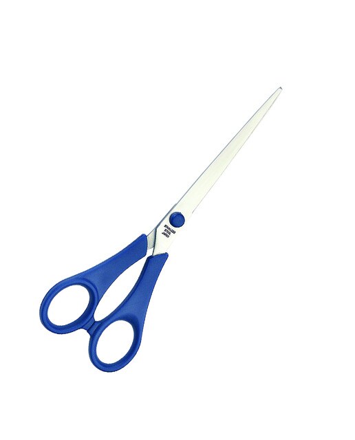 Imagen 0 de Tijera de oficina Plus Office standard 135 mm azul/acero