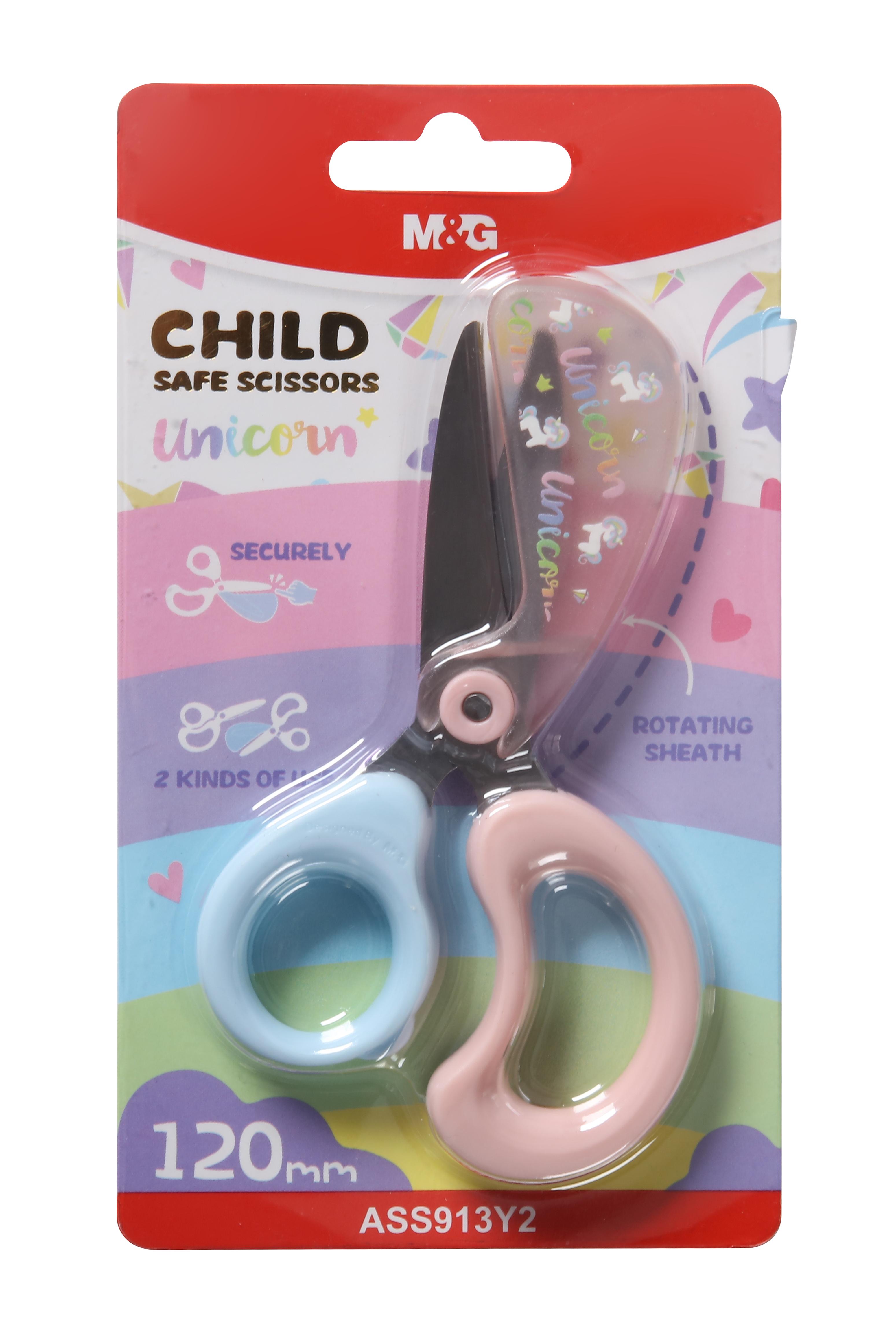 Imagen 0 de Tijeras Unicornio 12cm con funda protector M&G