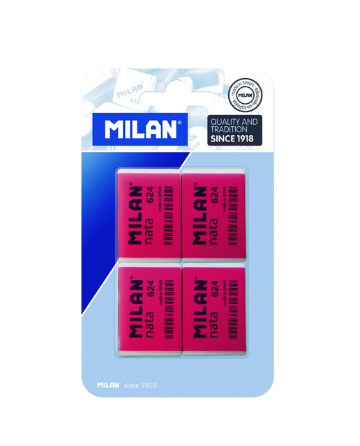 Blister de 4 borrachas 624 Milan 1