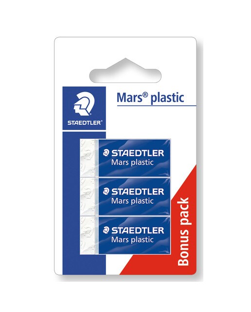 Imagem 0 de 3 Borrachas para Apagar Lápis sobre Papel Mars Plastic 526 Staedtler