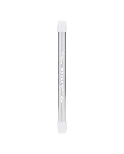 Tubo com 2 Recargas Borracha Redonda para o Lápis de Esboço Mono Zero Transparente-2