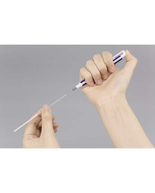 Tubo com 2 Recargas Borracha Redonda para o Lápis de Esboço Mono Zero Transparente-3