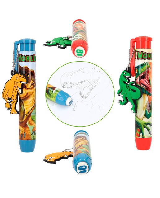 Borracha retráctil Dino World sortidas Depesche 1