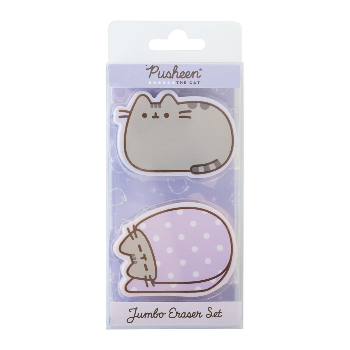 Set de gomas de borrar Pusheen Moments Erik lila Lila / Rosa-1