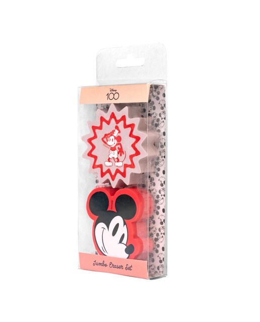 Conjunto de Elásticos Disney Mickey - Vermelho Vermelho / Branco-1