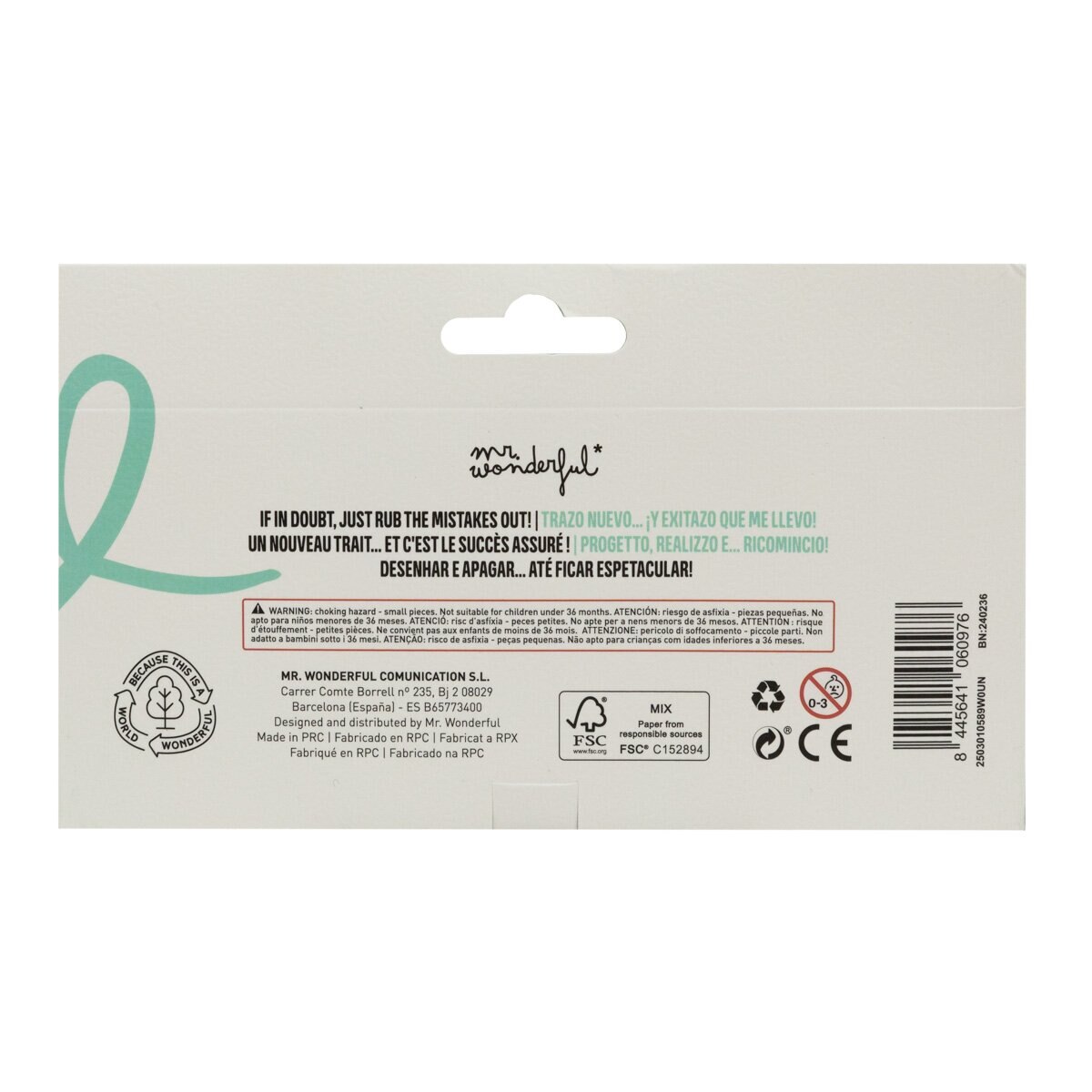 Borrachas perfumadas Mr Wonderful: para projectos de desenho sem parar 2