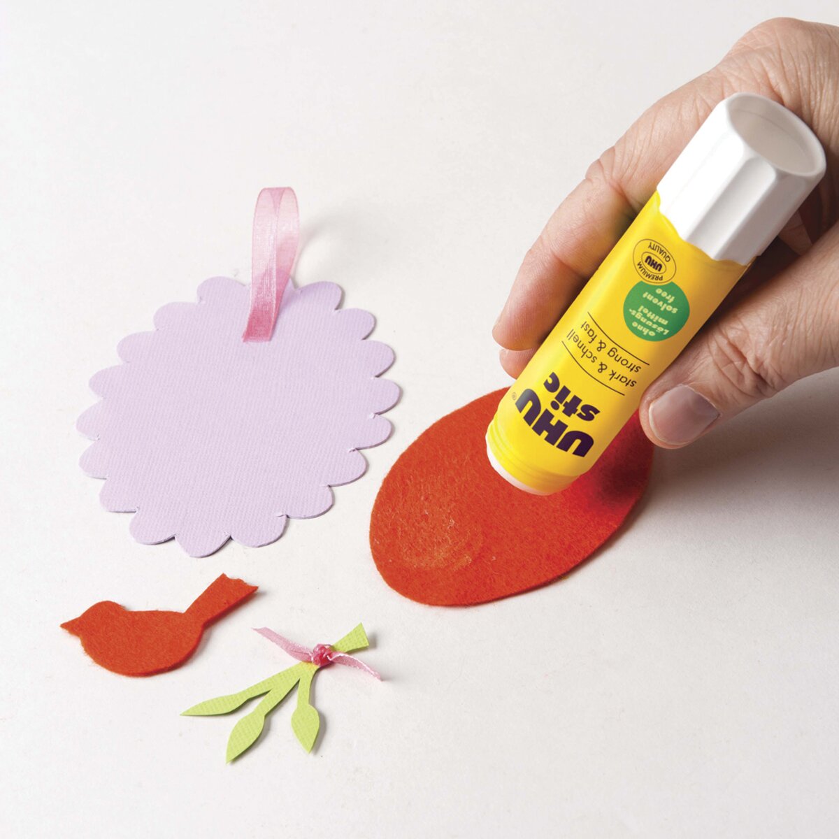 Blister de 2 sticks de cola 21 g sem dissolventes amarelos 5
