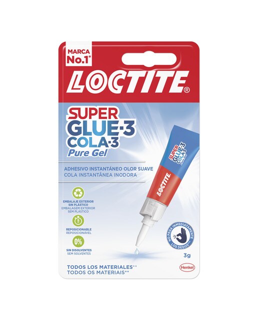 Imagem 0 de Cola Instantânea Pure Gel Super Glue 3 - 3 g