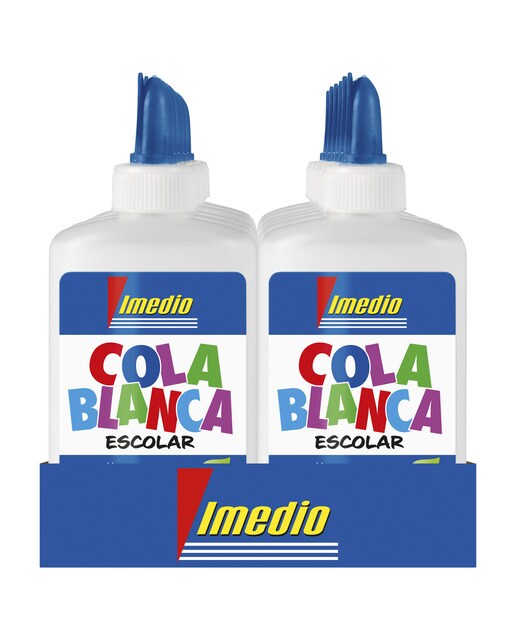 Cola blanca escolar para manualidades 125 grs Imedio Blanco-2
