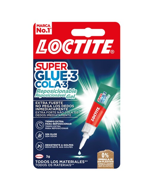 Pegamento Loctite SG-3 Reposicionable Gel 3g 3