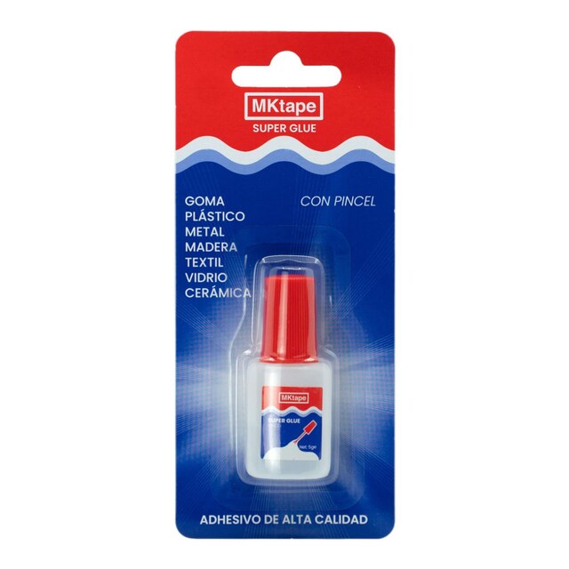 Imagen 0 de Blíster Bote Super Glue 5gr con Pincel Mktape