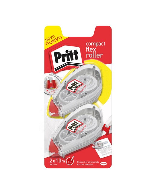 Roller Corrector Compact Correcção em Dois Sentidos 2 unid. 4,2 mm x 10 m Pritt 1