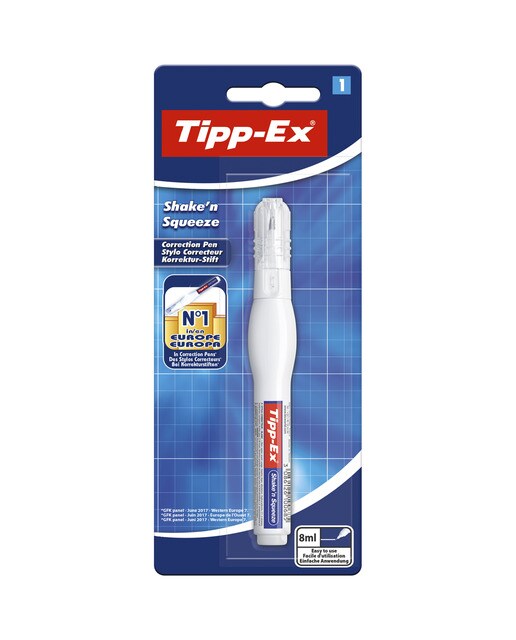 Imagen 0 de Bolígrafo corrector líquido Tipp-Ex shake'n squeeze BIC