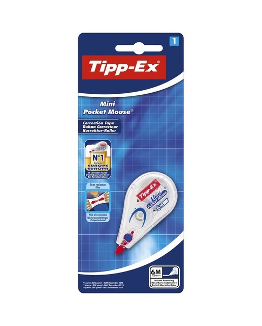 Imagen 0 de Cinta correctora Tipp-Ex mini pocket mouse BIC