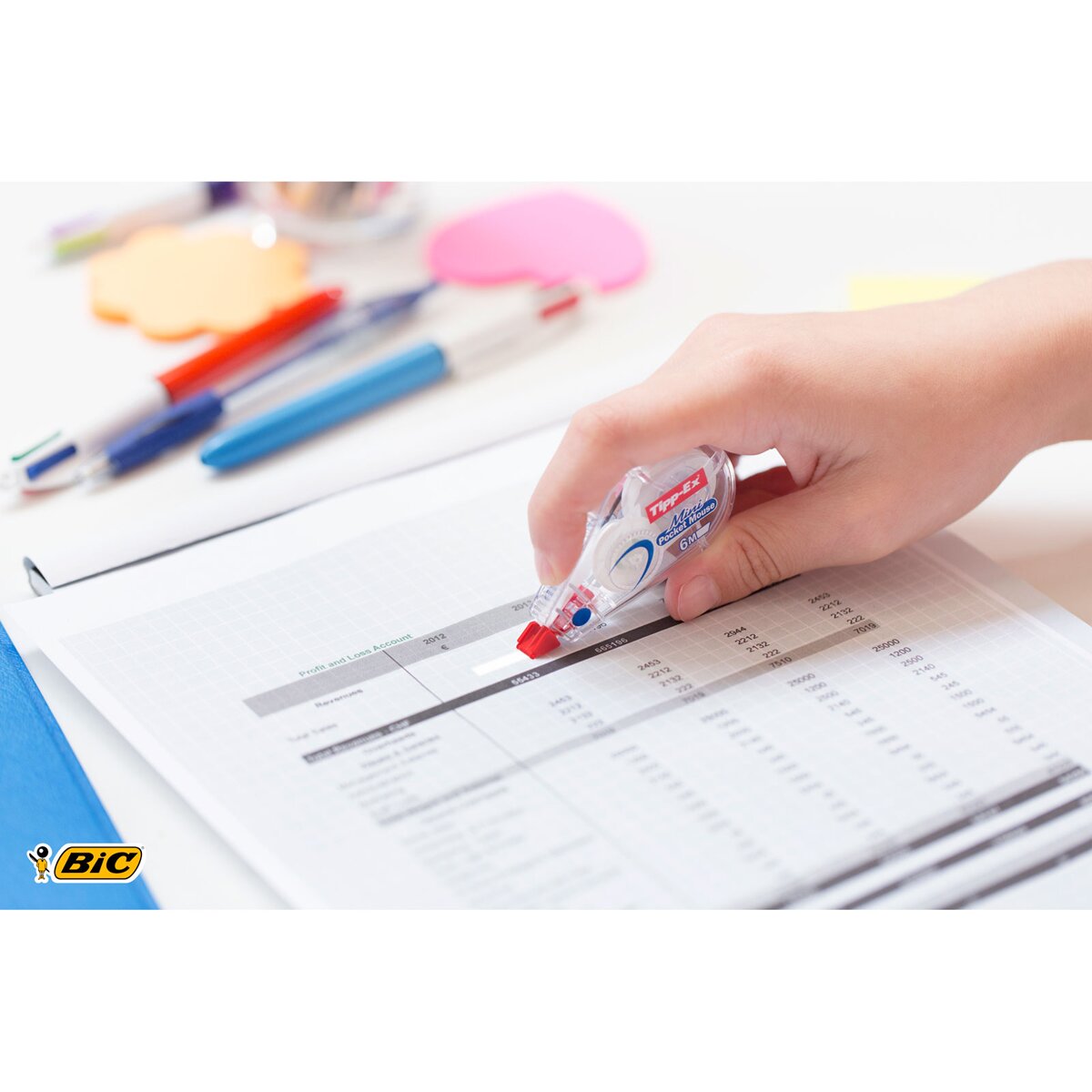 Fita Correctora Tipp-Ex Mini Pocket Mouse Rosa-5