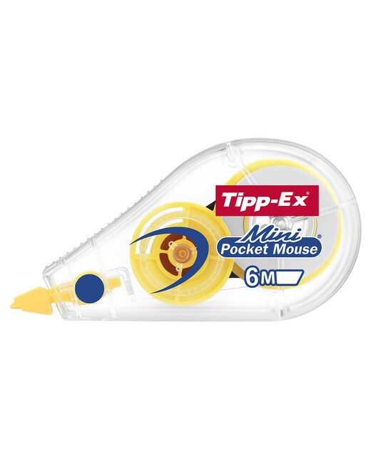 Pack de 2+1 cintas correctoras Tipp-Ex mini pocket mouse fashion BIC 3