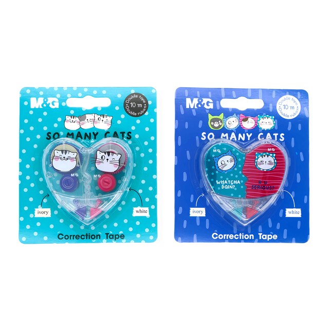 Imagen 0 de Blister cinta correctora 2x5m  So Many Cats  M&G