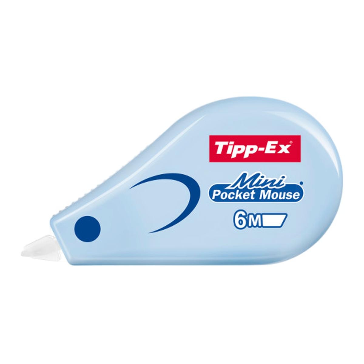 Pack de 5 Cintas correctoras Mini Pocket Mouse TIPP-EX BIC Multicolor-2