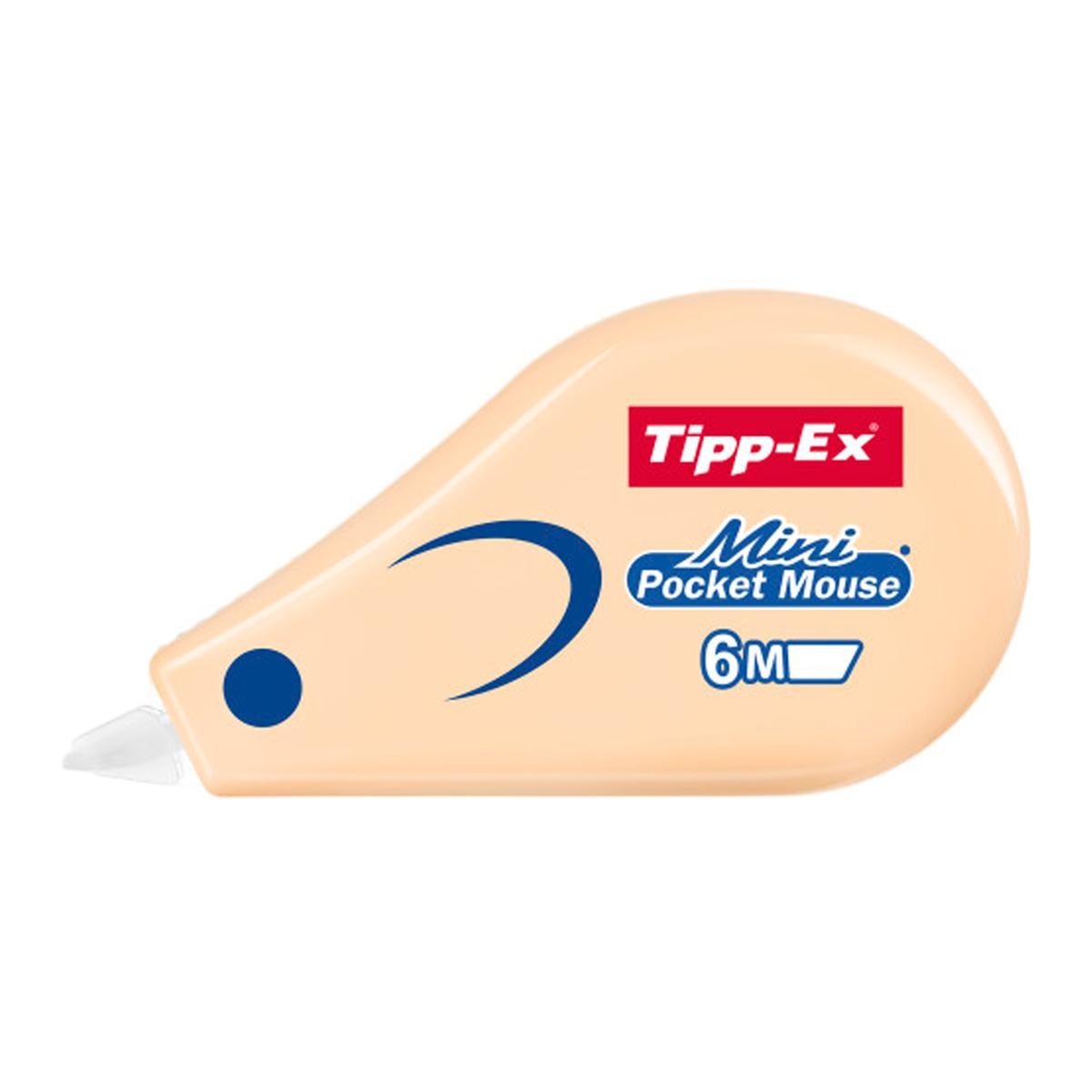 1 Cinta correctora Mini Pocket Mouse Pastel TIPP-EX BIC Surtido-5